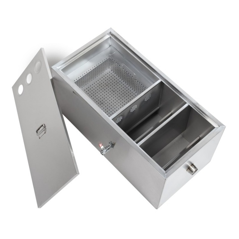 Commercial Kitchen Water Filter - ステンレス製グリーストラップ油水分離フィルター業務用厨房ケータリング三次沈殿槽埋設型