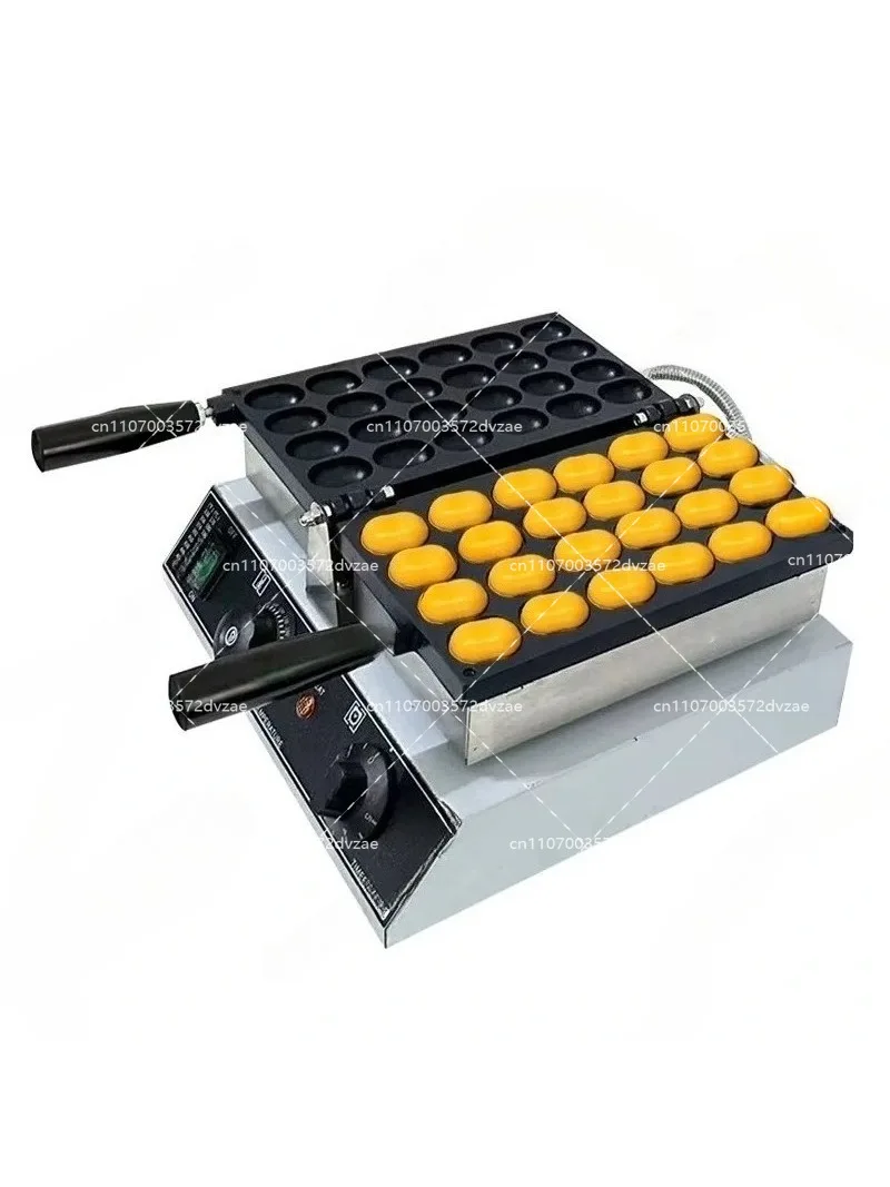 Waffle Maker Commercial - ミニオーバルエッグワッフルメーカー、ノンスティックコーティング、スポンジケーキ、バブルワッフル焼き機、業務用および家庭用、電気式またはガス式