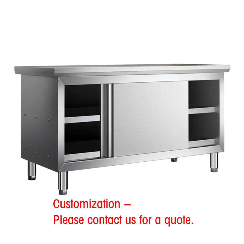 Commercial Kitchen Outlets - 業務用厨房スチール製調整可能棚付き作業台キャビネット工場直販キッチン収納ソリューション