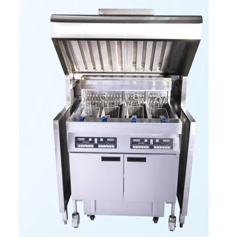 Commercial Kitchen Usa - 業務用フロアタイプフードカバー、ファーストフードレストラン厨房機器向けカスタムステンレス鋼製造