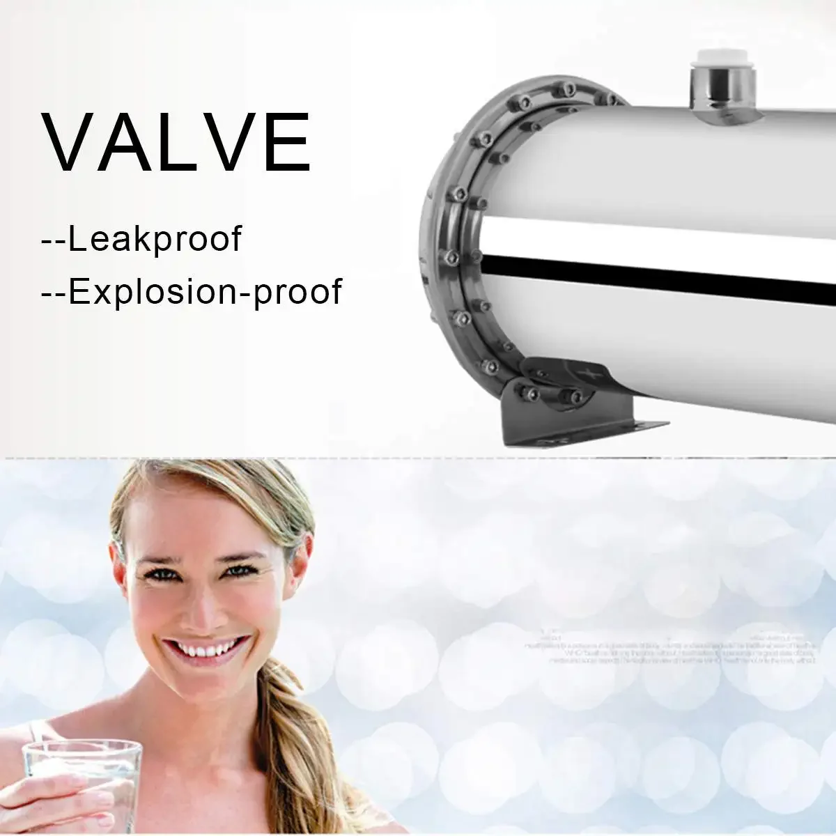 Commercial Kitchen Water Filter - 水フィルター PVDF 限外濾過浄水器 304 ステンレス鋼 600L/1000L