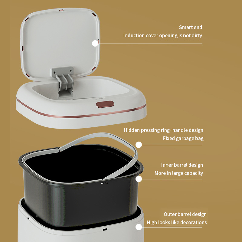 20/35/40L スマートゴミ箱大容量自動センサー廃棄物ゴ - Commercial Kitchen Bin のレビューと価格