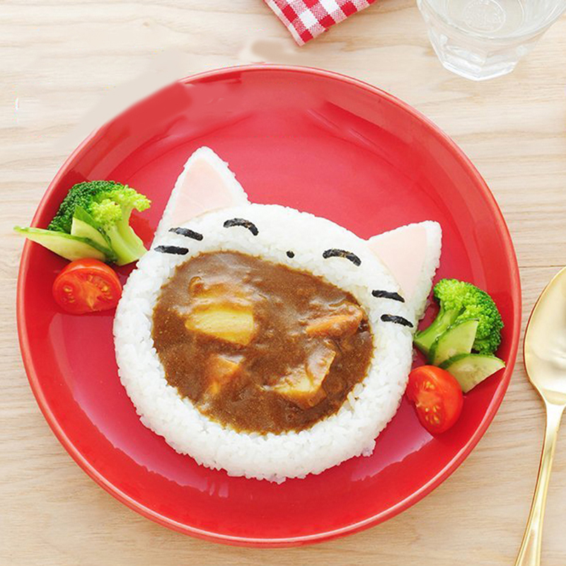 かわいい漫画の寿司型装飾カッター、bentomaker、サン - Commercial Kitchen Setup のレビューと価格