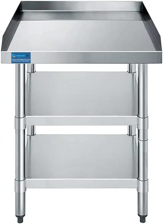 バックスプラッシュとサイドスプラッシュ、2つの棚を備えた業務 - Commercial Kitchen Backsplash のレビューと価格