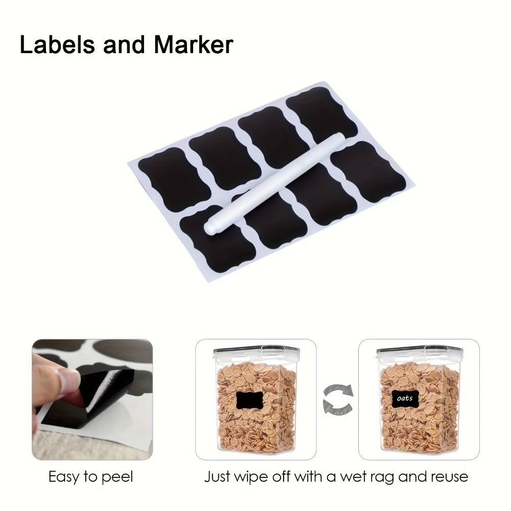 24個入り食品保存容器 12箱 12蓋 気密パントリーオーガ - Commercial Kitchen Setup のレビューと価格