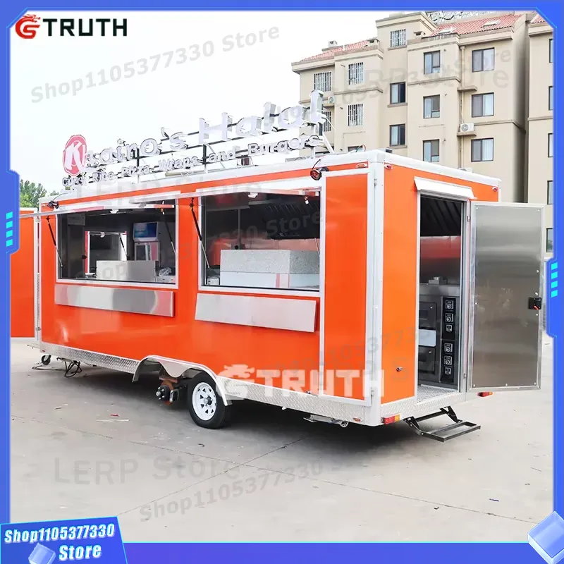 移動式フードトラックトレーラー、ピザ、コーヒー、ファーストフ - Commercial Kitchen Vendor のレビューと価格