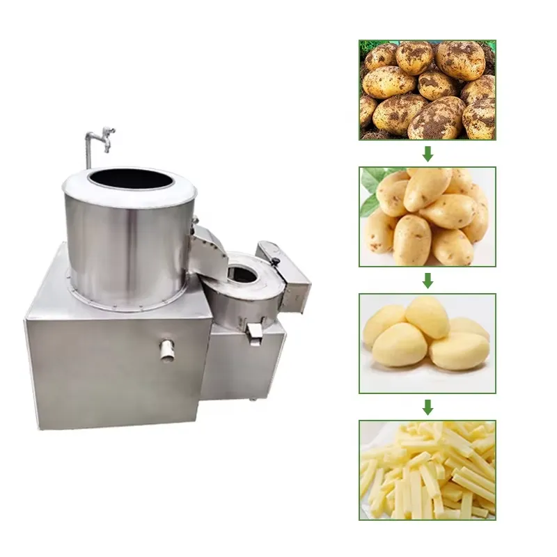 電動業務用ポテトチップス洗浄皮むきカッターカットスライススラ - Commercial Potato Peeler のレビューと価格