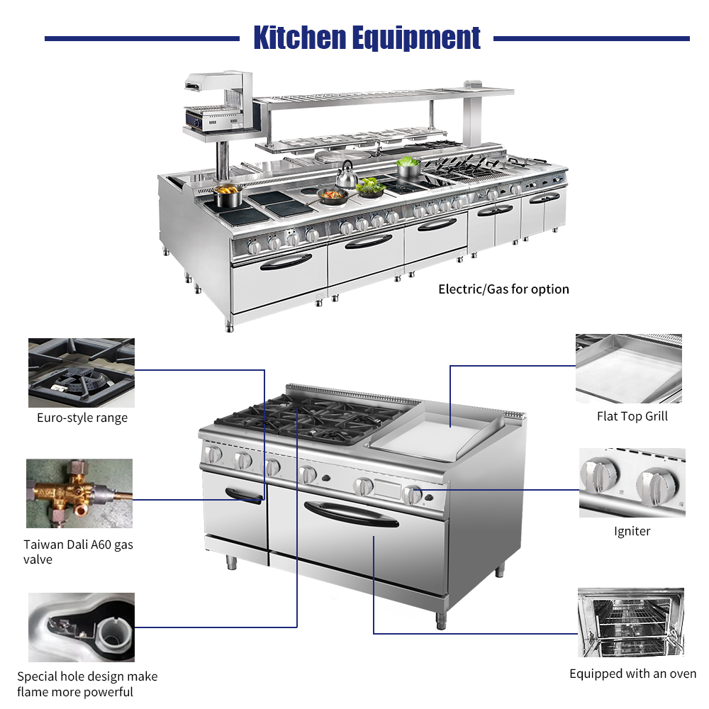 高級ホテルレストラン厨房機器セット（ビュッフェ用品と業務用調 - Commercial Kitchen Usa のレビューと価格