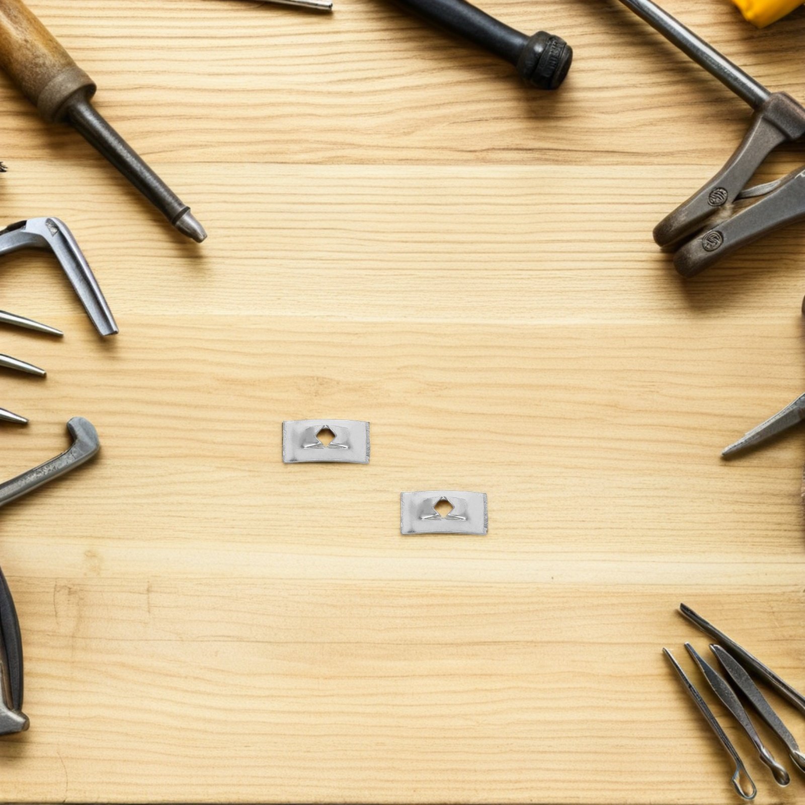 100個入りC型スプリングナットクリップ 金属製ファスナー  - Commercial Kitchen Repair のレビューと価格
