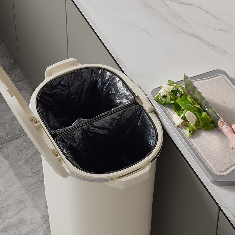 ‌ ステップペダルキッチンビン - 防臭デュアルコンパートメ - Commercial Kitchen Bin のレビューと価格