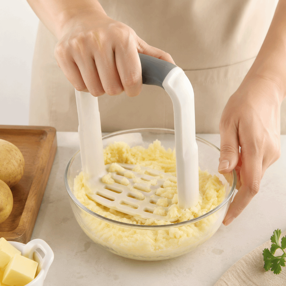吊り下げ可能な手動ポテトマッシャー、プロ仕様の錆びないポテト - Commercial Potato Peeler のレビューと価格