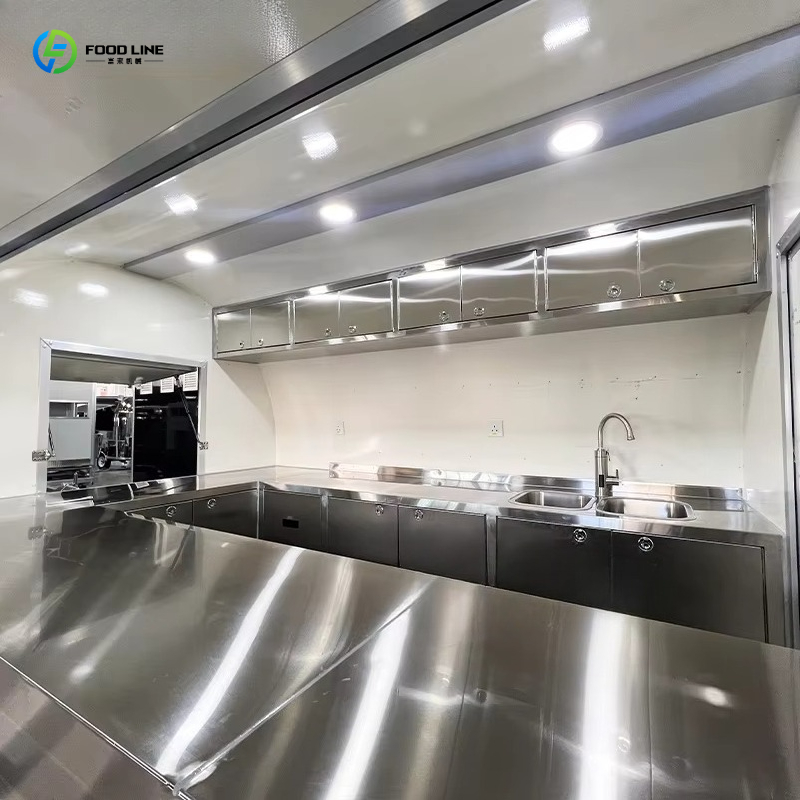 エスプレッソトレーラー商業用キッチンステンレス鋼モバイルコー - Commercial Kitchen Vendor のレビューと価格