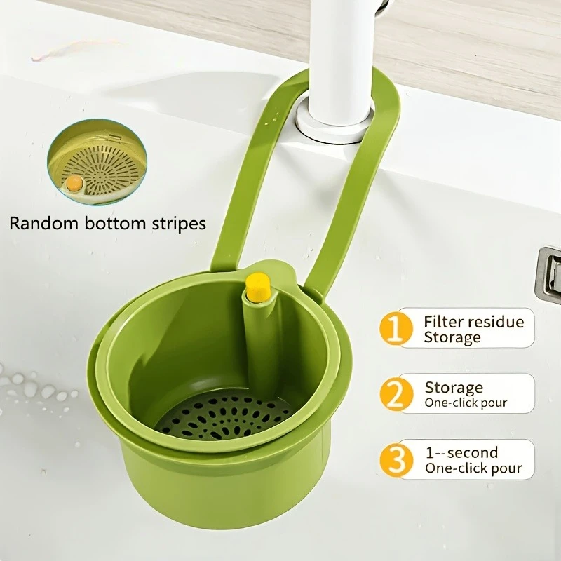 1個入りセルフクリーニングキッチンシンクストレーナーバスケッ - Commercial Kitchen Bin のレビューと価格