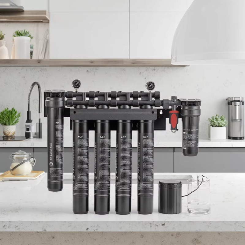 製氷機コーヒーメーカー水フィルター6段階業務用高流量スケール - Commercial Kitchen Water Filter のレビューと価格