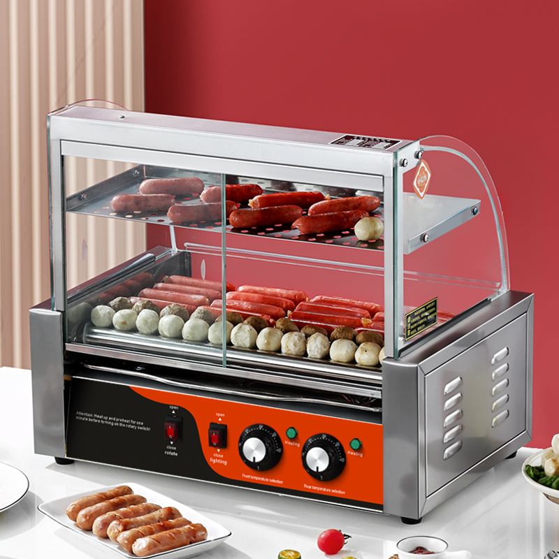 業務用電気ステンレス製ホットドッグ＆ソーセージグリルマシン7 - Commercial Kitchen Usa のレビューと価格