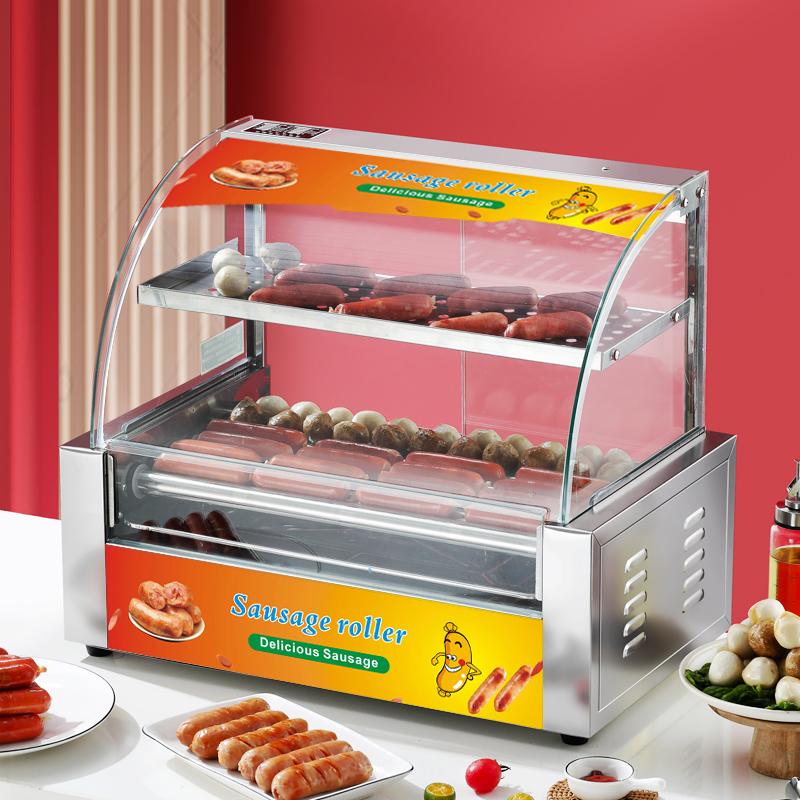 業務用電気ステンレス製ホットドッグ＆ソーセージグリルマシン7 - Commercial Kitchen Usa のレビューと価格