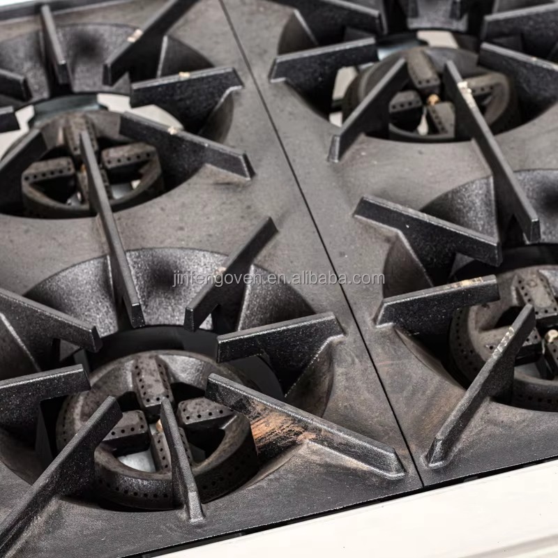 業務用厨房機器 プロ仕様 6口ガスコンロ 工業用ポータブルガ - Commercial Kitchen Usa のレビューと価格