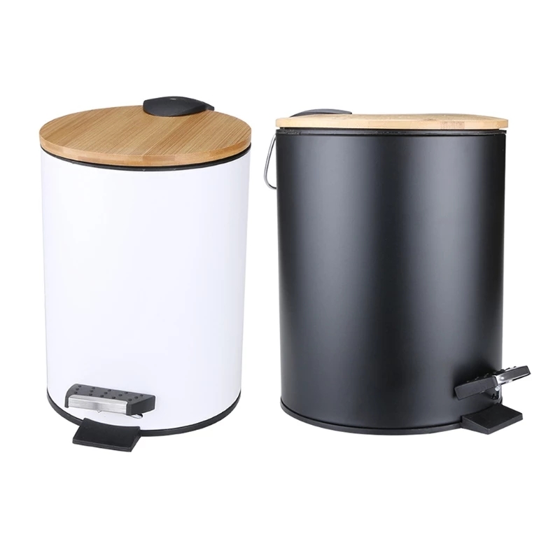 3/5L 木製フリップステップゴミ箱ゴミ箱廃棄物容器オーガナ - Commercial Kitchen Bin のレビューと価格