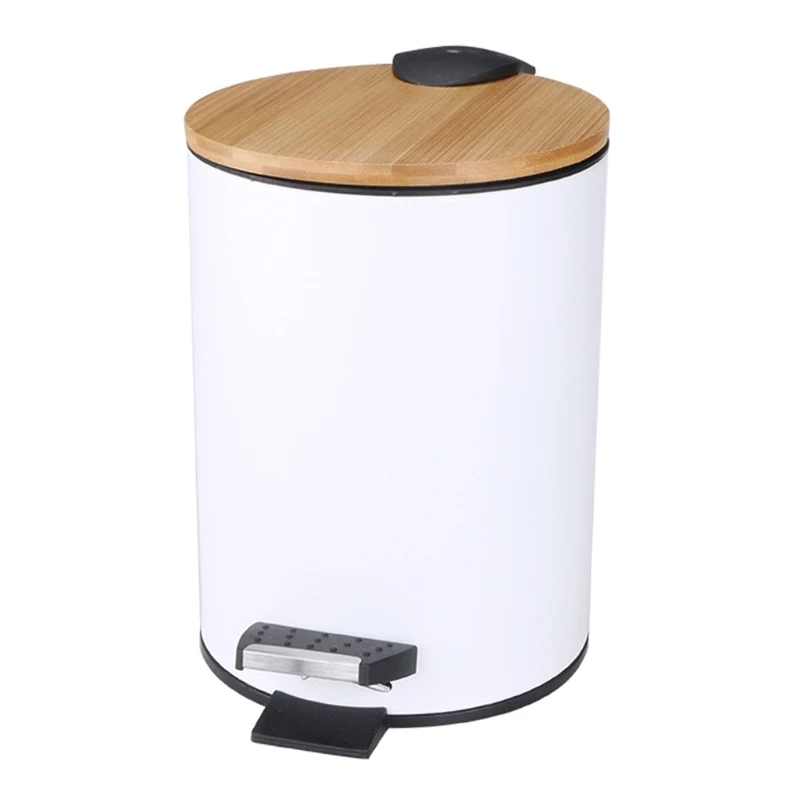 3/5L 木製フリップステップゴミ箱ゴミ箱廃棄物容器オーガナ - Commercial Kitchen Bin のレビューと価格