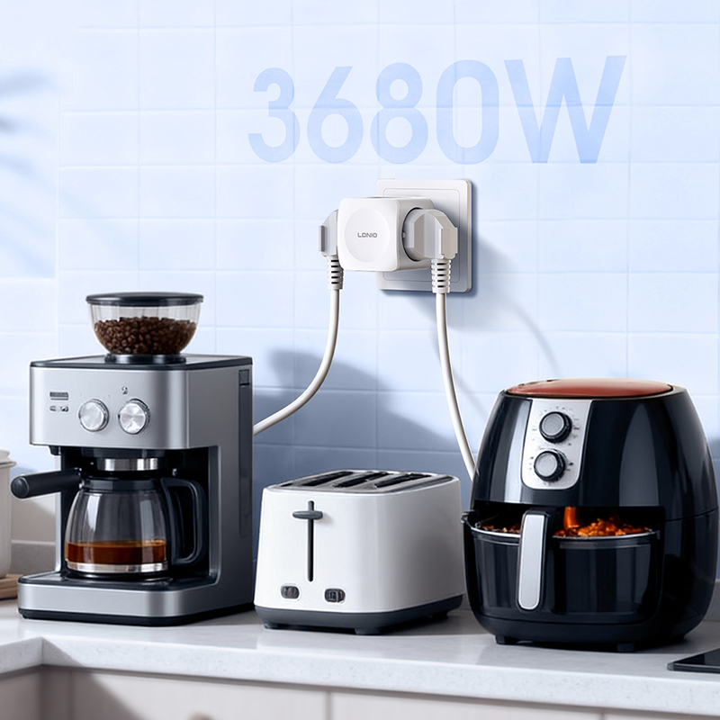 LDNIO 4 EUコンセント電源タップ、拡張可能な3680 - Commercial Kitchen Outlets のレビューと価格