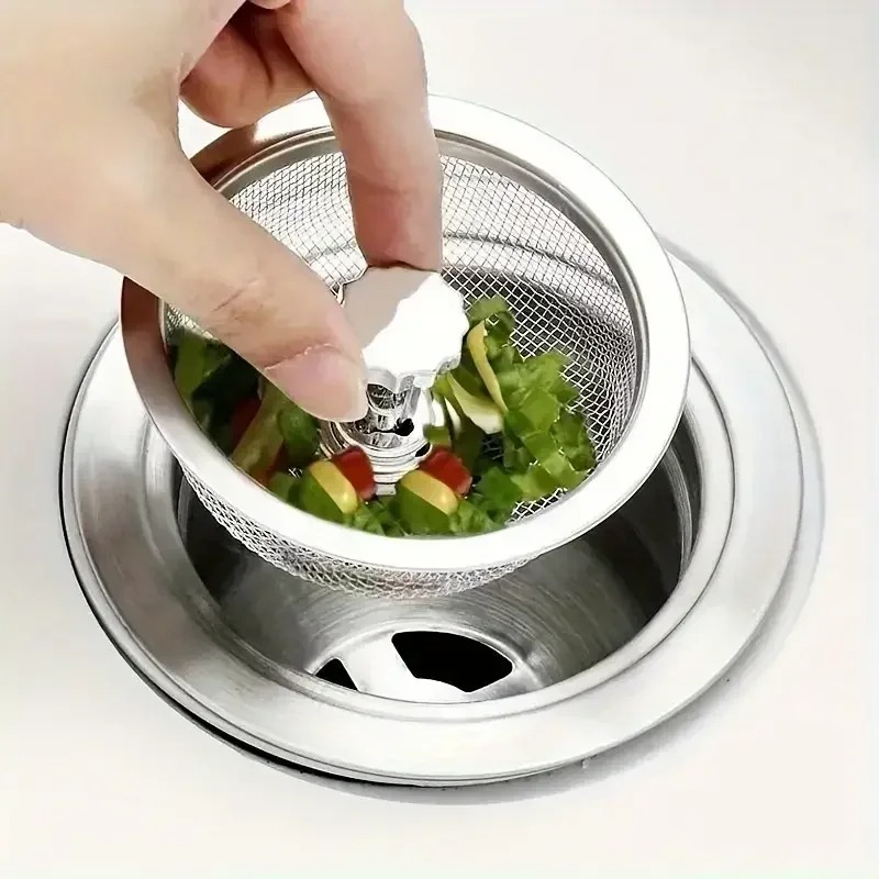 2セット キッチンシンクストレーナー ハンドルとストッパー付 - Commercial Kitchen Bin のレビューと価格