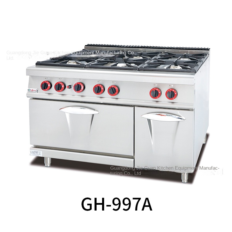 ジーグァン GH-797A 業務用厨房コンロ 縦型ガス6口ウ - Commercial Kitchen Usa のレビューと価格