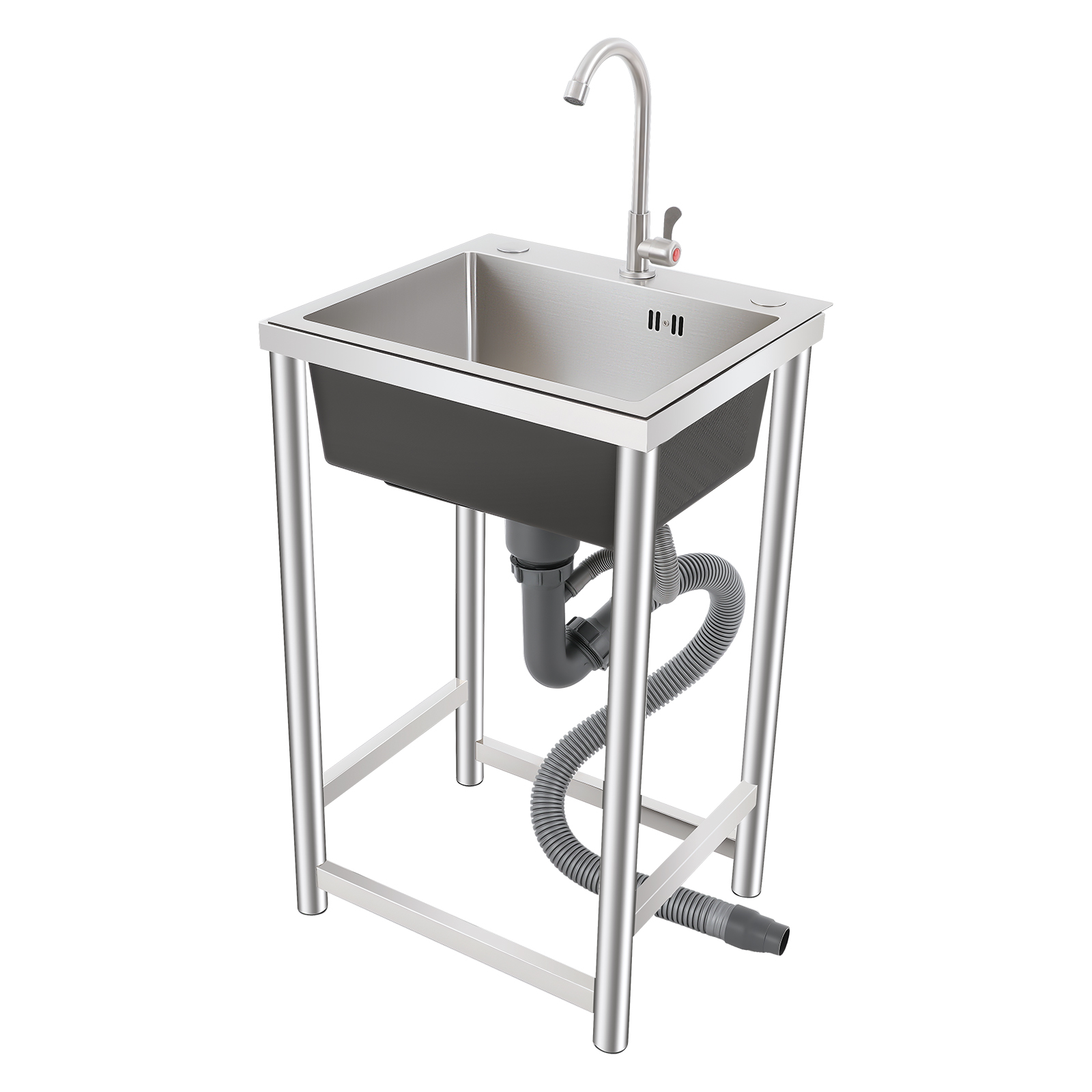 自立式キッチンシンク（360度回転） °   蛇口、シングル - Commercial Kitchen Taps のレビューと価格