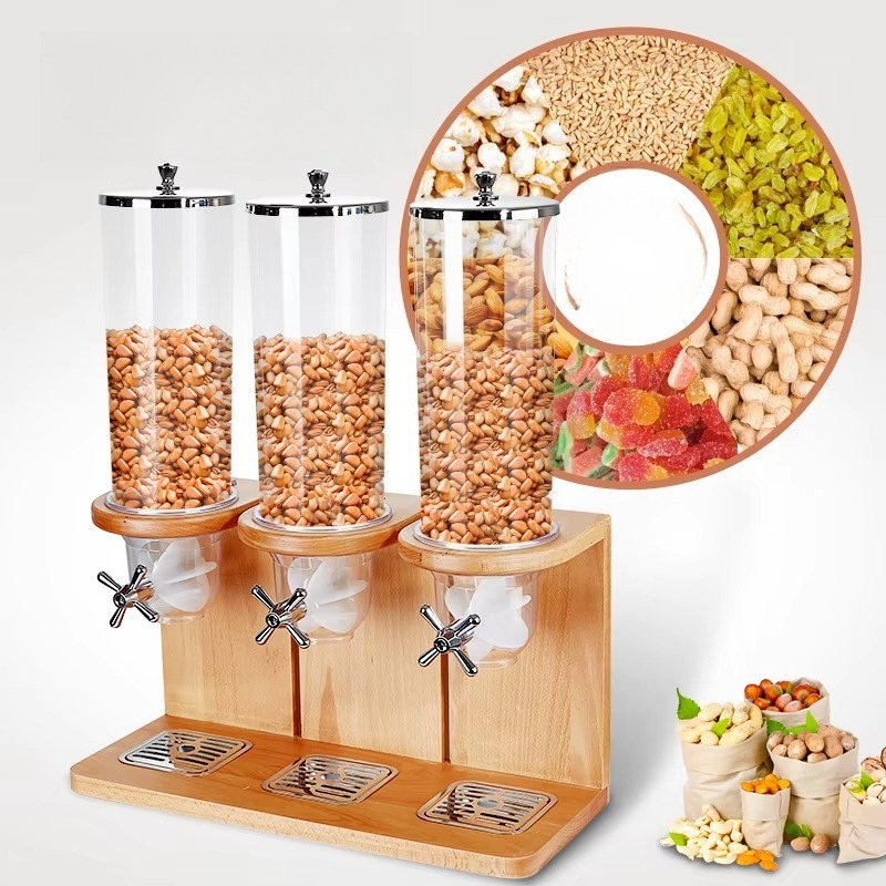 無垢材 3 出口シリアルディスペンサー、業務用キッチン用の調 - Commercial Kitchen Outlets のレビューと価格
