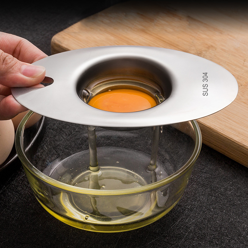 ステンレス鋼卵白分離ツール卵黄フィルターガジェットキッチンア - Commercial Kitchen Setup のレビューと価格