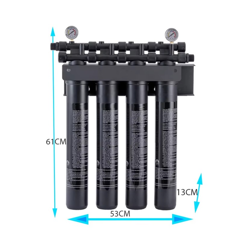 20インチ4段階業務用システム、40Lpm高流量浄水器、業務 - Commercial Kitchen Water Filter のレビューと価格