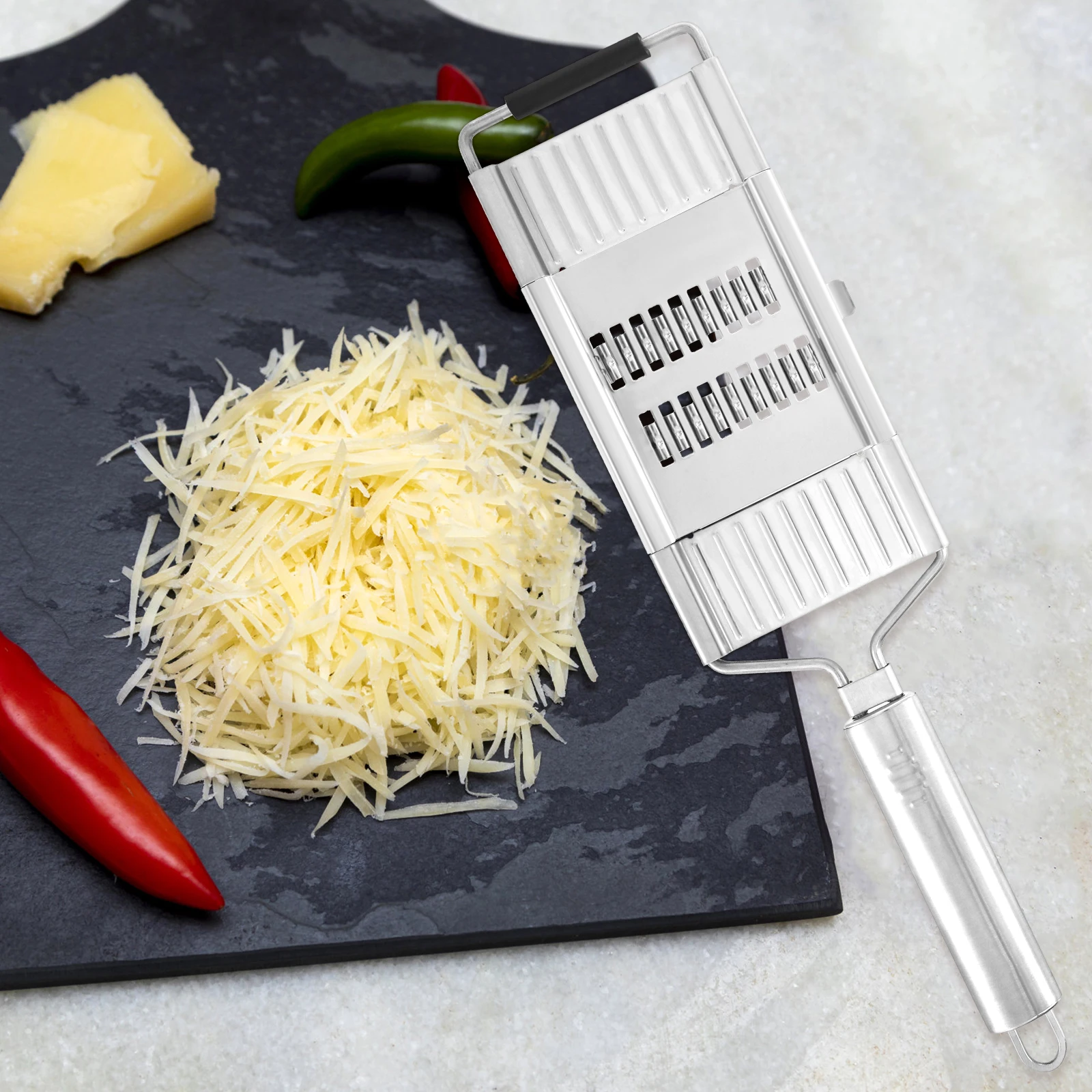 4 in1 野菜スライサー ステンレス鋼シュレッダーカッター - Commercial Potato Peeler のレビューと価格