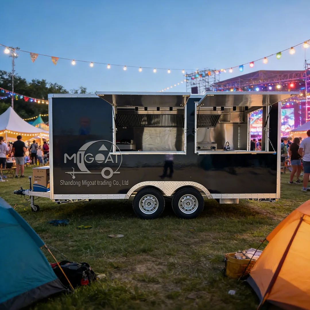 屋外移動式フードカート多機能商業用キッチンカー（ハンバーガー - Commercial Kitchen Vendor のレビューと価格