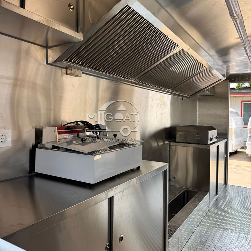 屋外移動式フードカート多機能商業用キッチンカー（ハンバーガー - Commercial Kitchen Vendor のレビューと価格