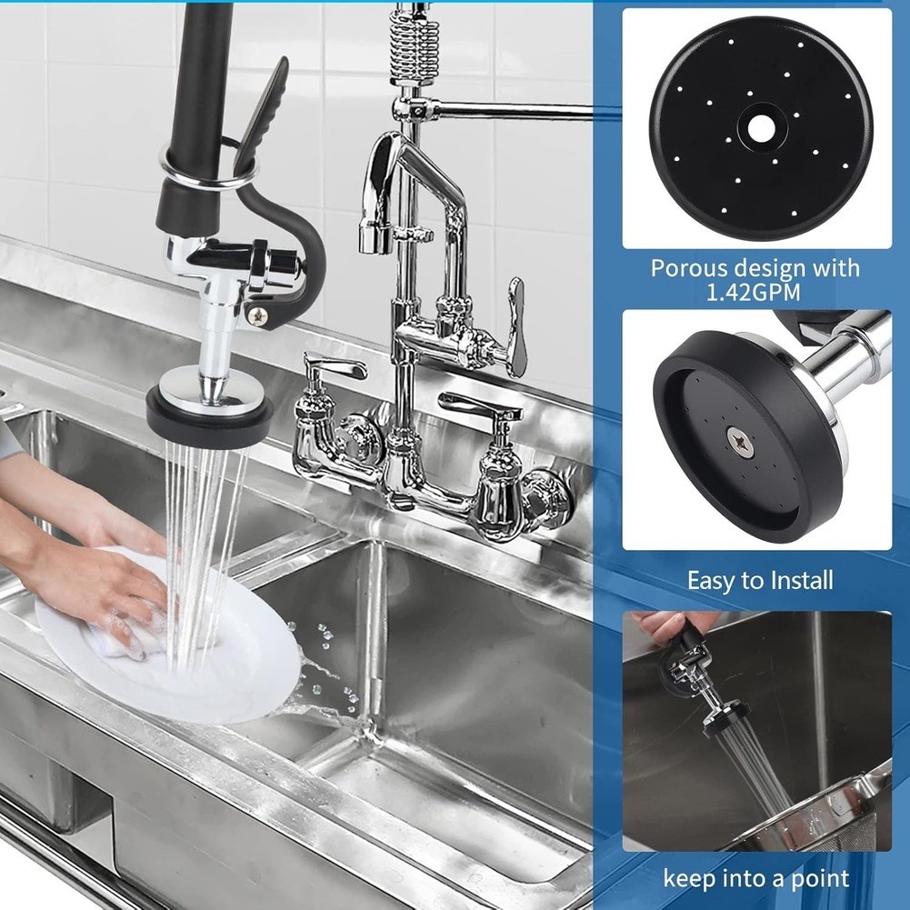 業務用厨房用プレリンスバルブ修理キットには、1分で取り付けら - Commercial Kitchen Repair のレビューと価格