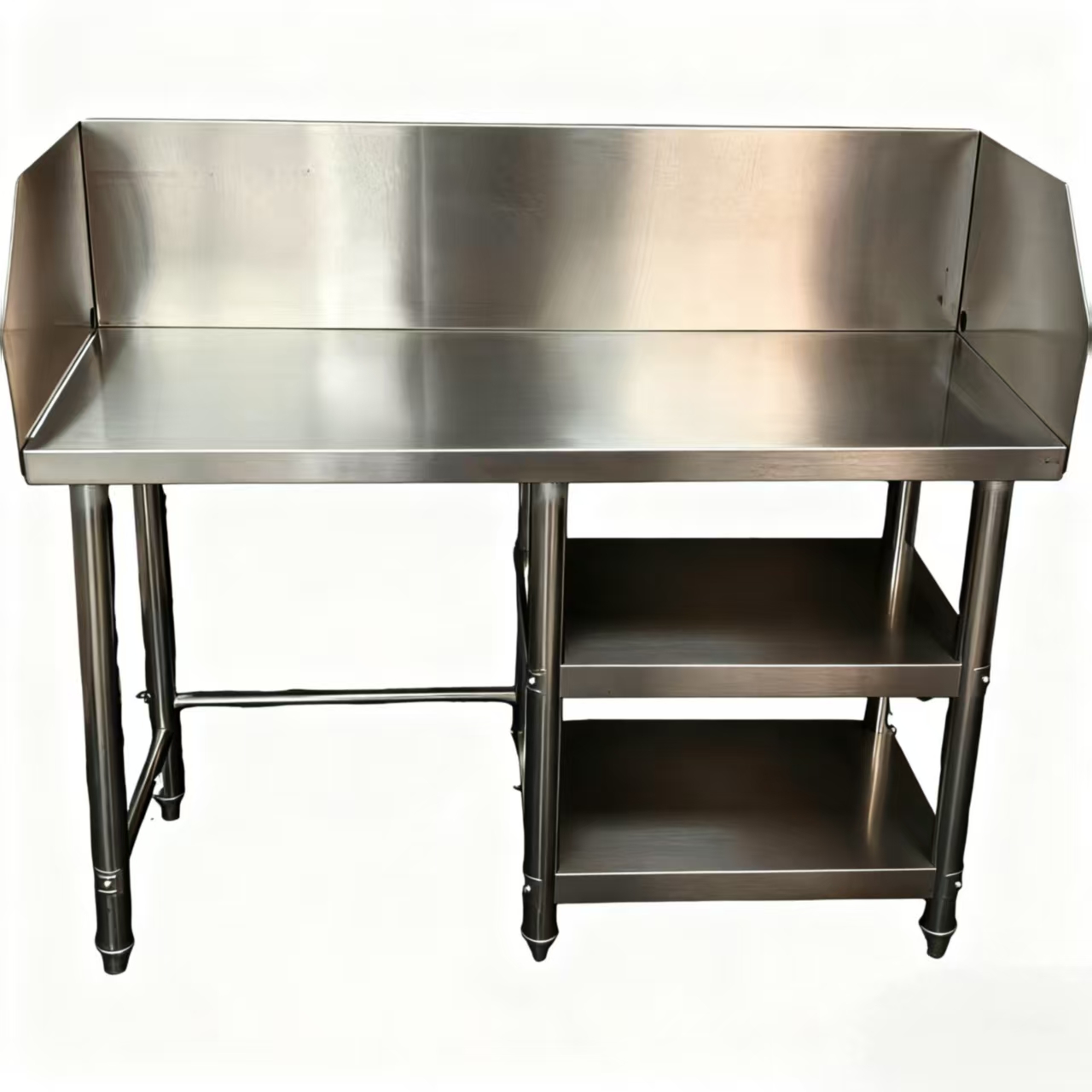 業務用厨房作業台 ステンレス製 バックガード付き ホテル・レ - Commercial Kitchen Backsplash のレビューと価格