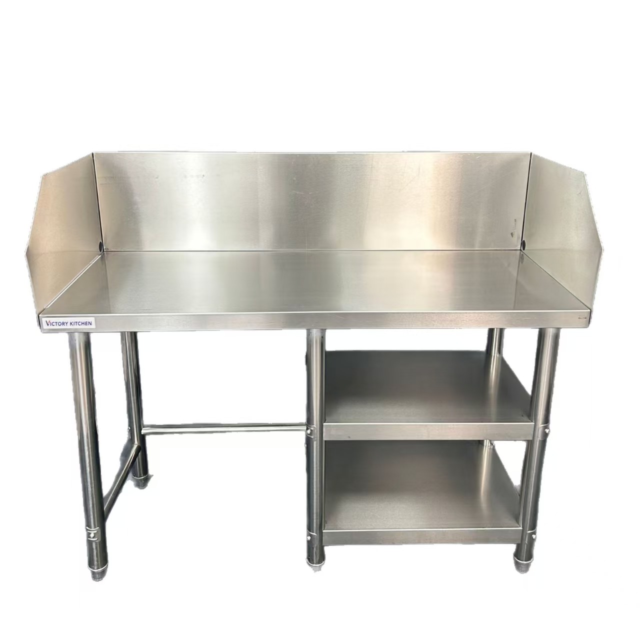 業務用厨房作業台 ステンレス製 バックガード付き ホテル・レ - Commercial Kitchen Backsplash のレビューと価格