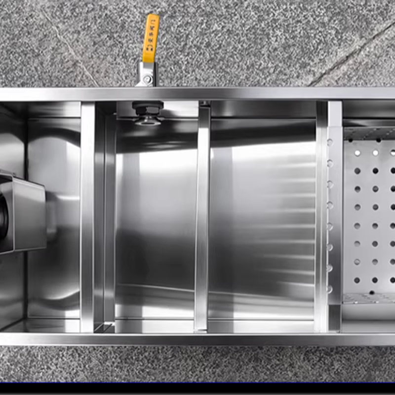 キッチン用グリーストラップ 小型油水分離器 ステンレス製グリ - Commercial Kitchen Water Filter のレビューと価格