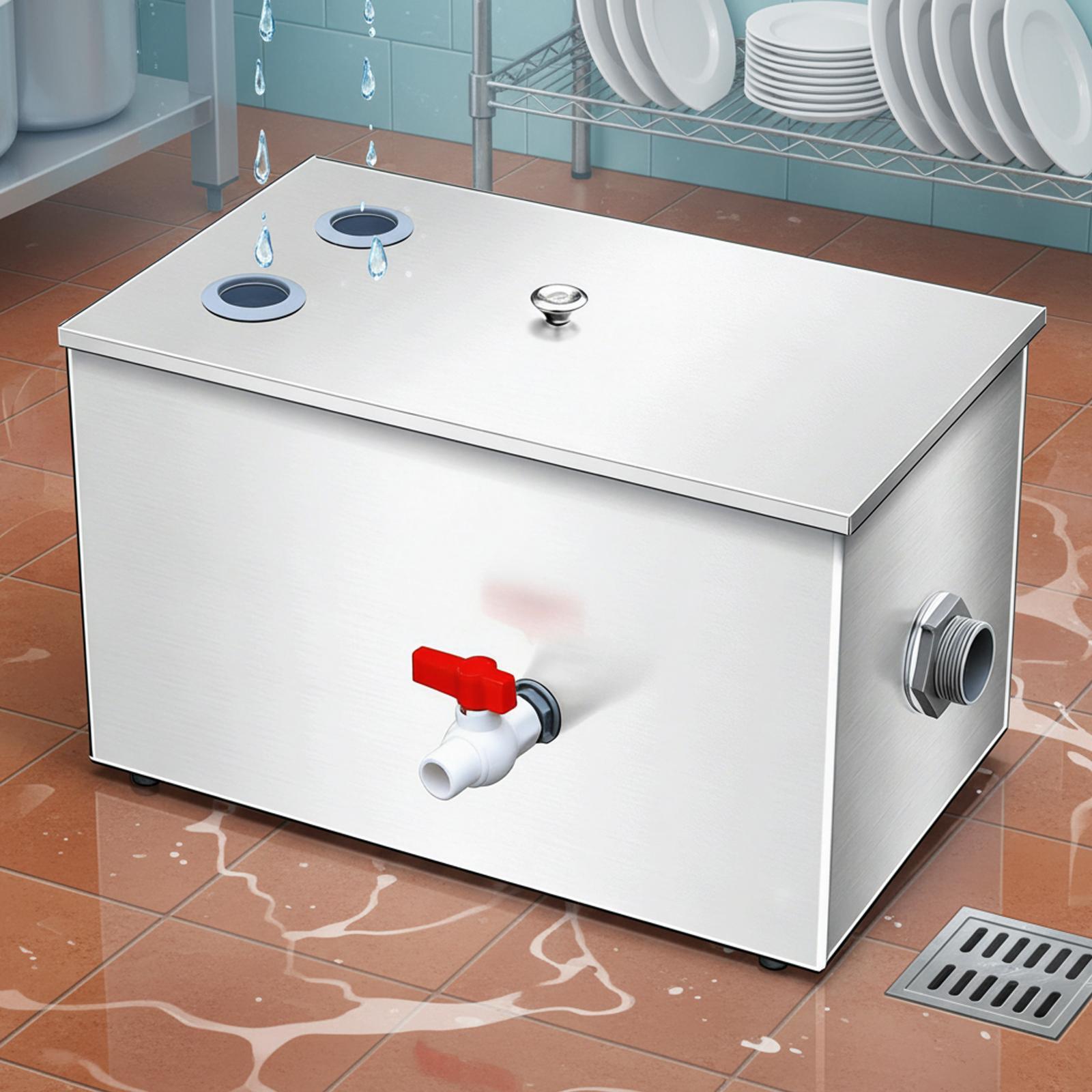 ステンレス製グリーストラップオイルウォーターフィルター、レス - Commercial Kitchen Water Filter のレビューと価格