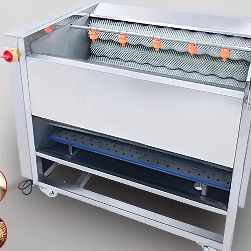 業務用ブラシローラー式野菜洗浄皮むき機 ステンレス製 ジャガ - Commercial Potato Peeler のレビューと価格