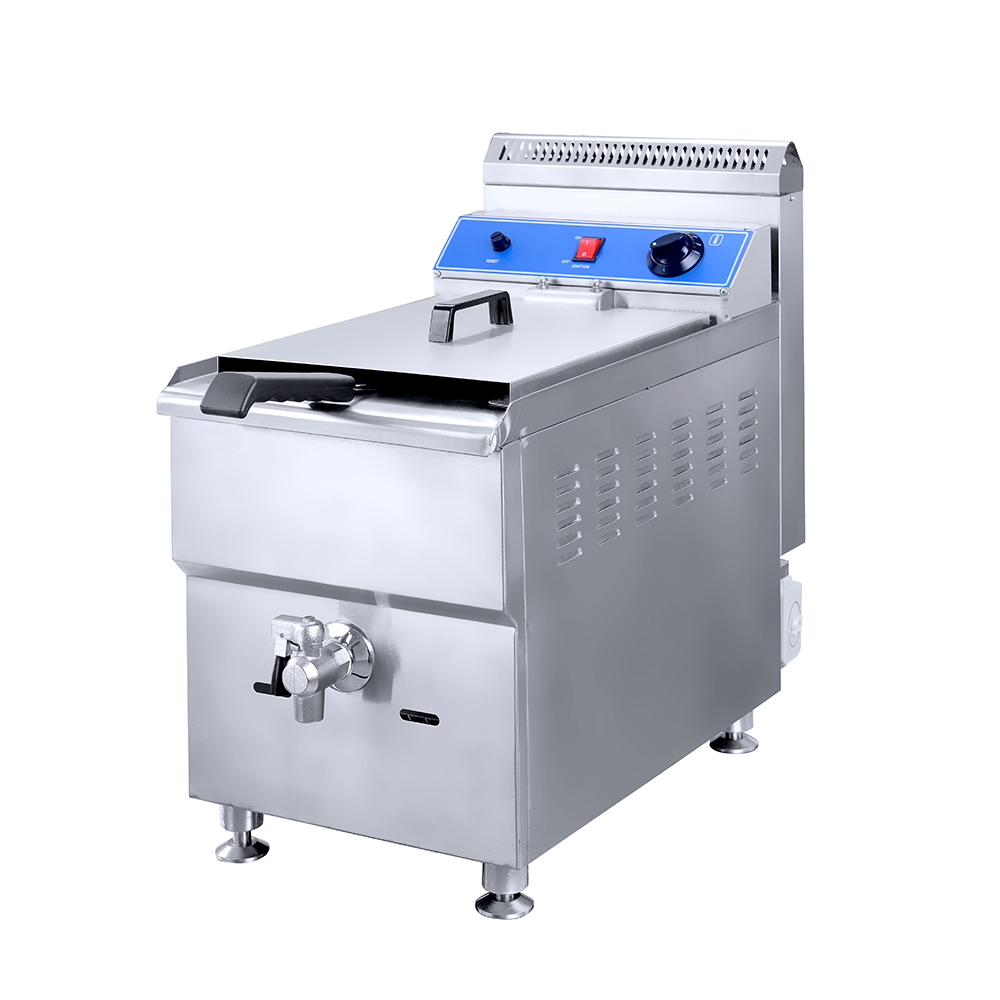 業務用厨房フライヤー、排煙口付き、フライヤーバスケット、カス - Commercial Kitchen Outlets のレビューと価格